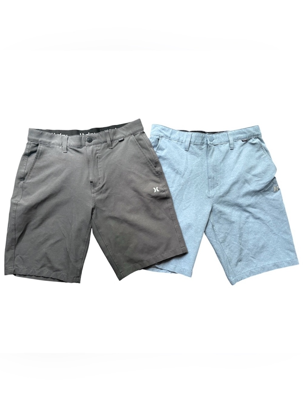 Men’s Hurley Hybrid Spacedye Walk Shorts - 2 Pairs- Bermuda Jaspeada Size 30